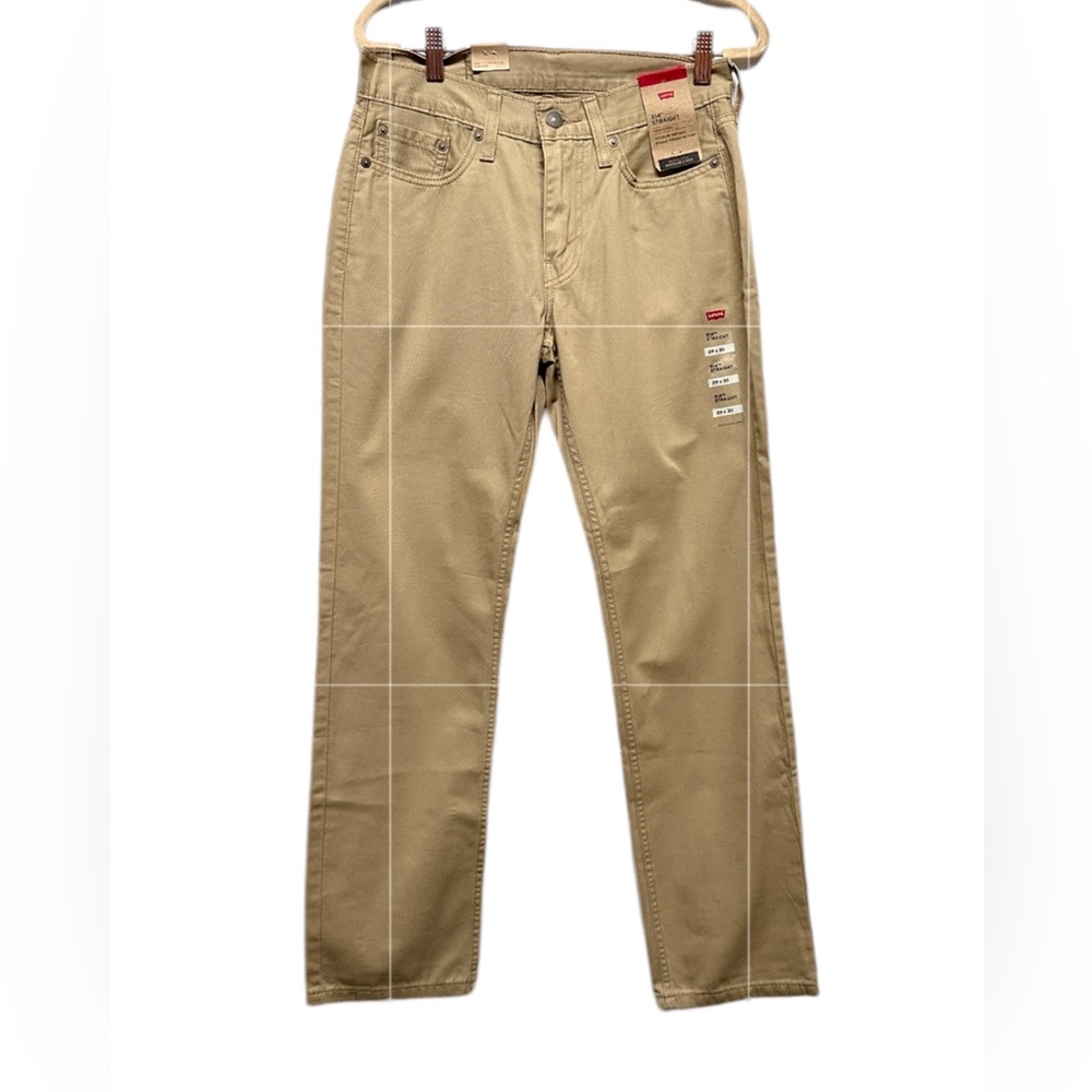 Men’s NWT Khaki Levi’s 514 straight leg‎ Jeans size 29 x 30 (4061)